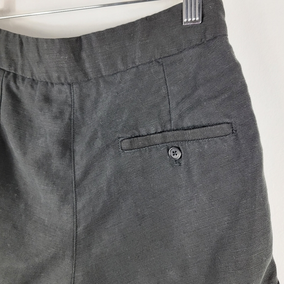 Wilfred Linen High Rise Tie Waist Rolled Hem Shorts - Picture 6 of 10